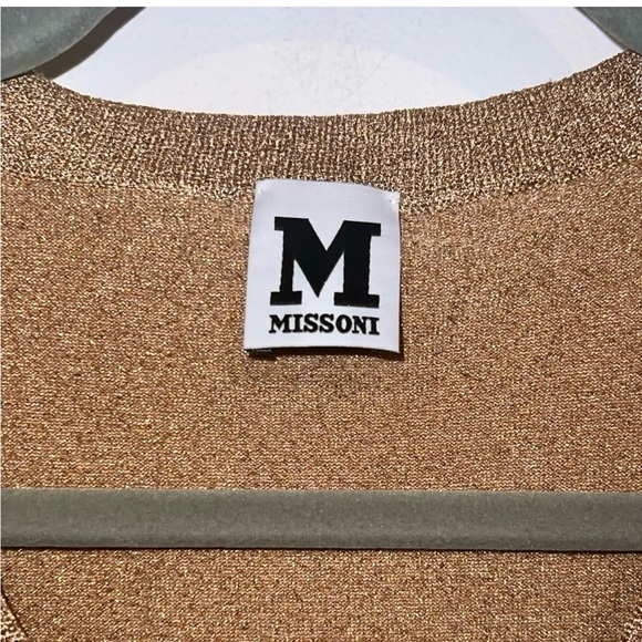Vintage 2003 MISSONI gold tank top - Picture 4 of 4